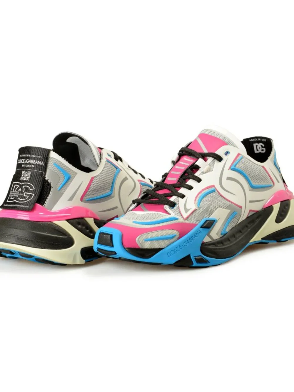 Dolce & Gabbana Men's Multi-Color Athletic Sneakers Shoes US 11 IT 44